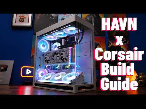 HAVN HS420 VGPU x Corsair iCue Link build guide - Asus ROG Astral 5090 and more