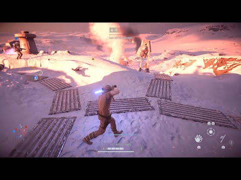 STAR WARS Battlefront II Galactic Assault (PS5) Luke Skywalker Gameplay