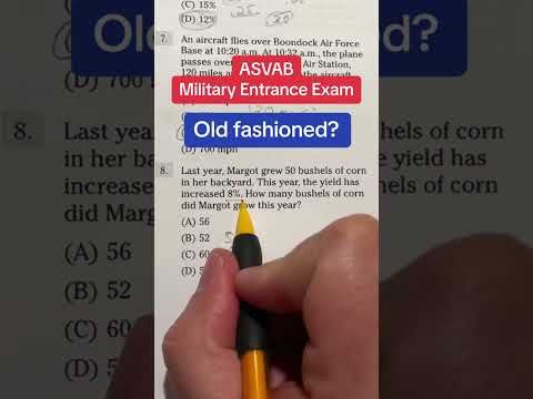 ASVAB Arithmetic Reasoning answers walkthrough 8