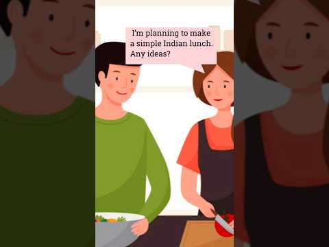 English conversation/simple Indian lunch #smallconversation #smalltalk #YouTubeShorts #FYP #english