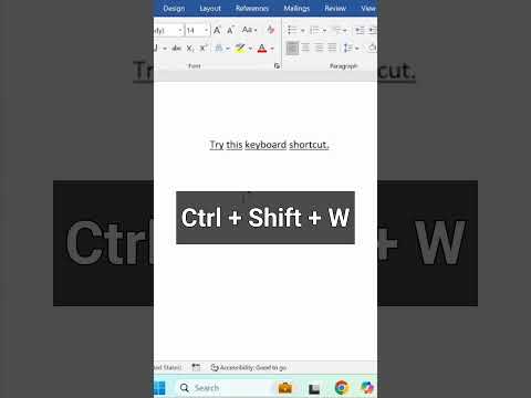 How To Underline Each Word Individually In Microsoft Word