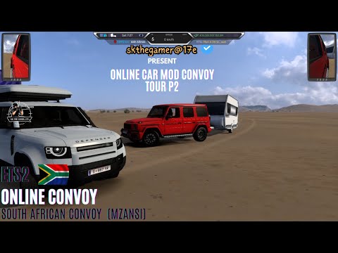 Sunday Drive | ETS2 Car Mod Convoy | Faya-Largeau to Tripoli | G63 AMG & Land Rover Defender TOUR P2