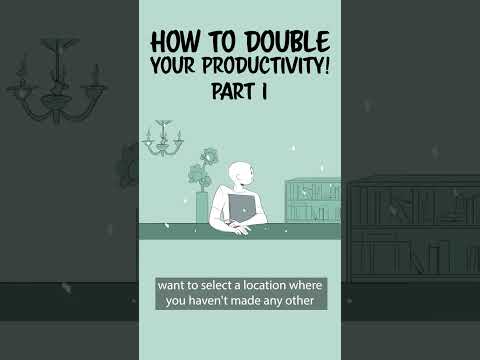 How To INCREASE Your Productivity