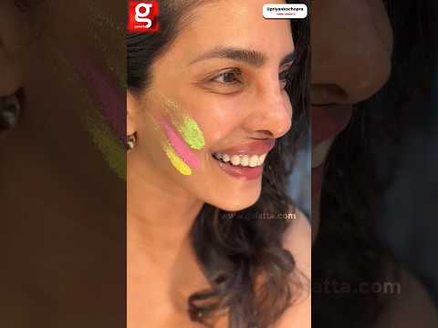 Priyanka Chopra😍Cute ஆக Holi கொண்டாடிய Priyanka Chopra!💖