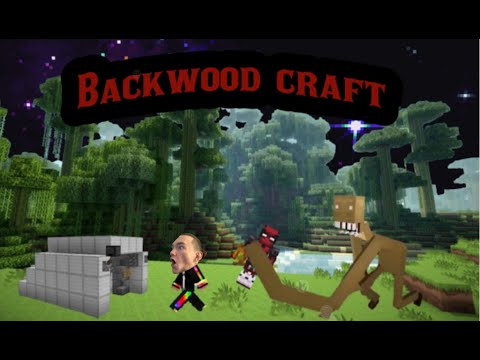 MINECRAFT BACKWOODCRAFT EPISODE 2: A SPIDER TOOK OVER OUR BUNKER!!!!