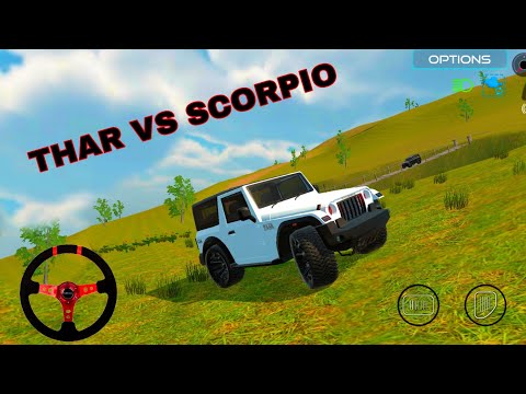 MAHINDRA THAR VS SCORPIO 😱 POWER #trending #viralvideo #gaming #thar #scorpio #shorts