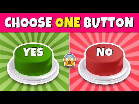 Choose One BUTTON...! 😱 YES or NO Challenge 🟢🔴 | Quiz Rainbow