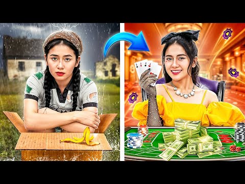 Poor Girl Suddenly Became Rich Girl! Poor Students Vs Rich Students At School