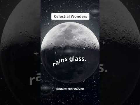 Raining Glass: Welcome to HD 189733b!#Celestial Bodies #SpaceExploration #shorts