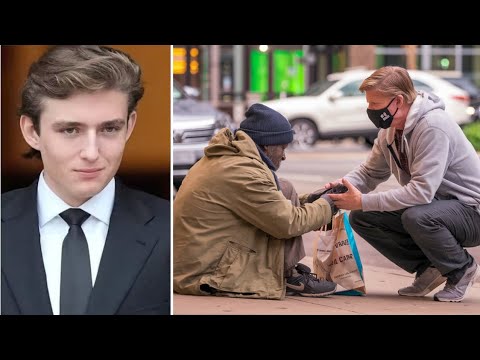 Barron Trump Discovers His Childhood Friend Is Homeless, Next Day He Gets the Shock of His Life!