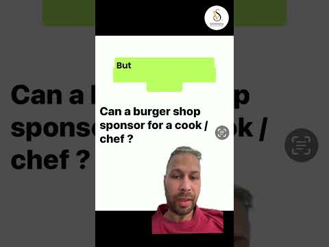 Cook/Chef - Burger Shop | Can a burger shop sponsor a Cook or Chef? | SuccessVisa