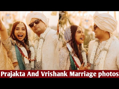 Prajakta Koli and Vrishank Khanal Are Married, Prajakta Koli wedding photos