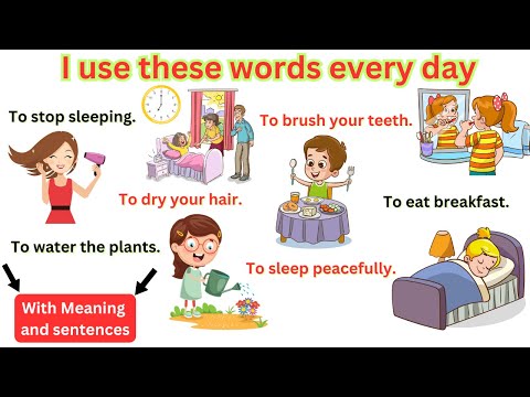 I use these words every day | English speaking Practice | Daily English Vocabulary | Phrasal Verbs