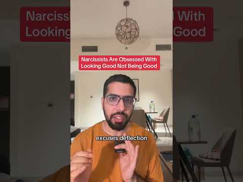 Narcissists are obsessed with looking good not being good