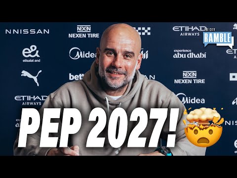 PEP 2027 🤩✍️ Reacting to Guardiola's two-year extension at Man City