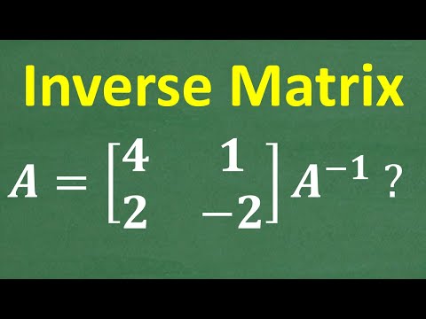 How to Find the Inverse of a 2x2 Matrix – A Must-Know for Algebra Students!