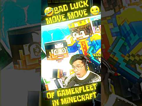 @AnshuBisht Bad Luck In Minecraft | Funny Moment With Jack | #shortvideo #gamerfleet #shorts