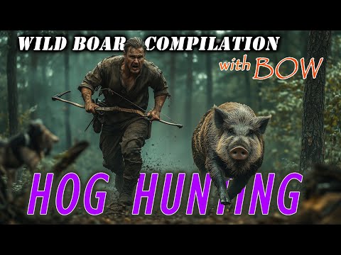 🐗🐗🐗 TOP Wild boar bow hunts on  Safari Channel🏹