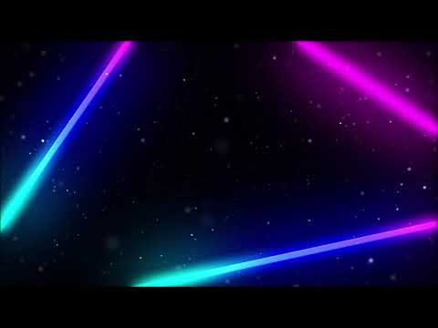 Particles and Neon Rays of Colorful Light | 4K Relaxing Screensaver