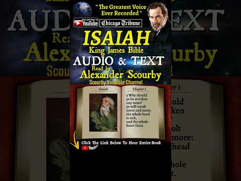 23~Book of Isaiah | By A. Scourby | AUDIO & TEXT | God is Spirit, Truth & Love #youtubeshorts