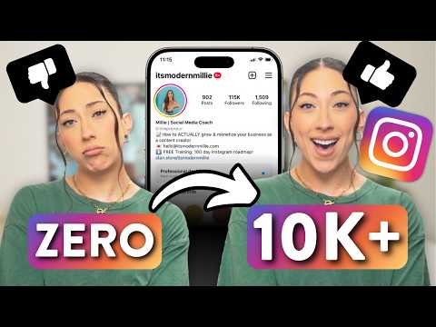 If I started on Instagram from 0, this is what I'd do... | The 10k Follower Plan