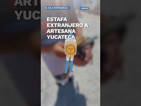 Turista extranjero estafa a artesana yucateca; paga blusas bordadas con pesos argentinos #shorts