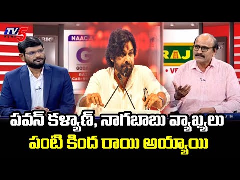 Analyst DV Srinivas Comments On Pawan Kalyan And Nagababu Controversial Comments || TV5 News