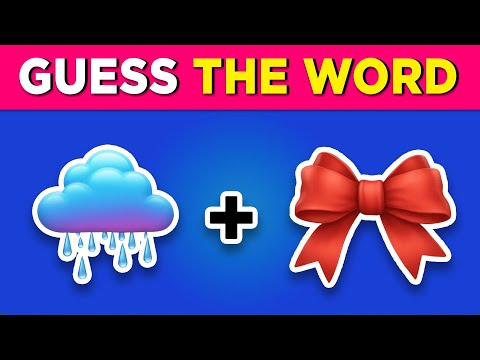 Can You Guess The WORD By Emojis? 🤔 Emoji Quiz | Quiz Rainbow