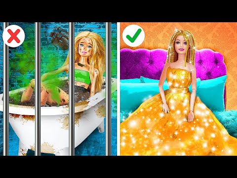 Oh No! 😱 Barbie Is In Jail ! 💔 Jail Hacks & Crafts By ChiLaLa & La La Life 💖