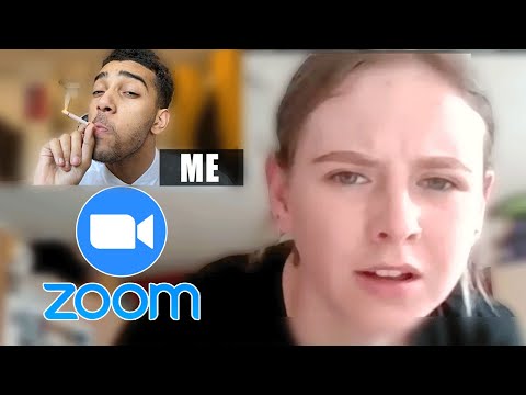 SNEAKING In Online High School Classes (ZOOM PRANK)