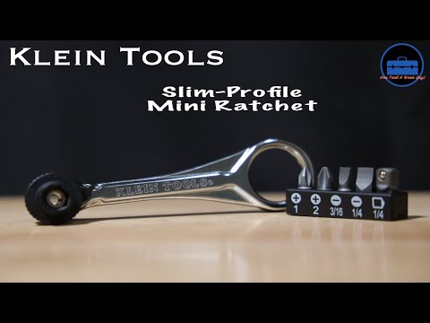 KLEIN TOOLS Slim-Profile Mini Ratchet