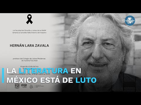 Murió el escritor Hernán Lara Zavala a los 79 años