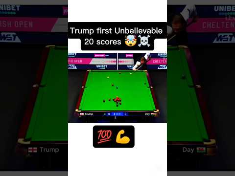 Judd Trump first Unbelievable 20 scores 🤯☠️ #trendingshorts #snooke #shots #billiards #8ballpool