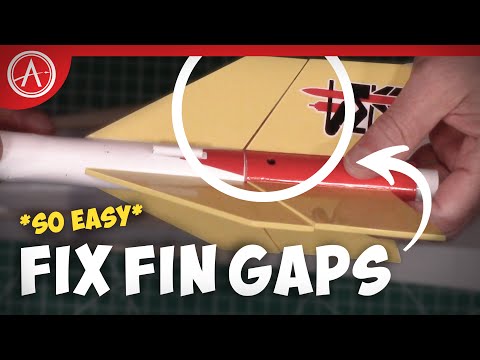 How to Fix Gaps Between In-Line Fins on Your Model Rockets