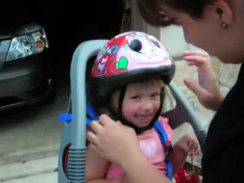 Shelby going for a bike ride with mom 2006