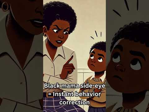 Black Mama Side-Eye = Instant Behavior Correction 😳👀