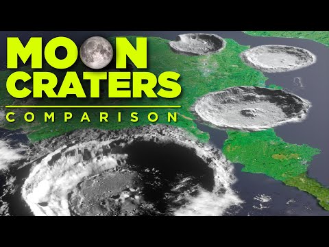 🌜 LUNAR CRATERS Compared on Earth 🌛