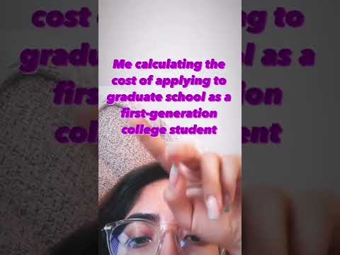 Grad School Applications - How Much Does It Really Cost? #shorts #youtubeshorts