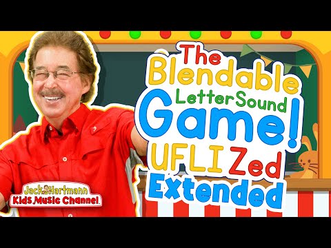 The Blendable Letter Sound Game | Extended | Zed Version | UFLI | Jack Hartmann