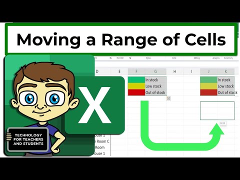 Moving a Range of Cells in Excel