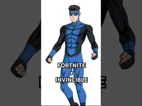 *NEW* Black & Blue Invincible Skin - Fortnite x Invincible