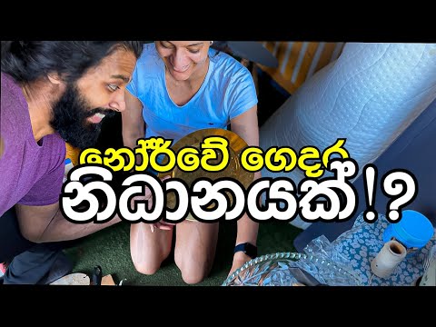 නෝර්වේ අත්තම්ම අපට ඉතිරිකරල ගිය බඩු.Sinhala  vlogs in Norway