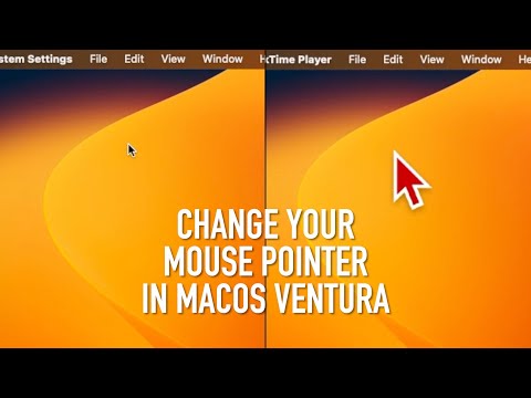 How to Change your Mouse Pointer Size and Color in MacOS Ventura