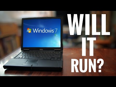 INSTALLING WINDOWS 7 ON THIS OLD LAPTOP - WILL IT RUN?