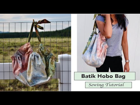 Slouchy boho Bag - Lightweight Slouchy bag sewing tutorial