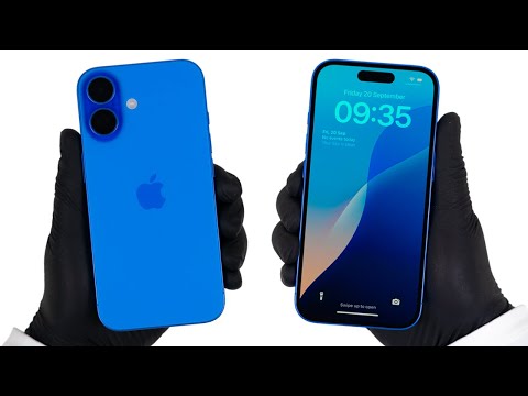 Unboxing The Apple iPhone 16 - New iOS 18 Features - ASMR