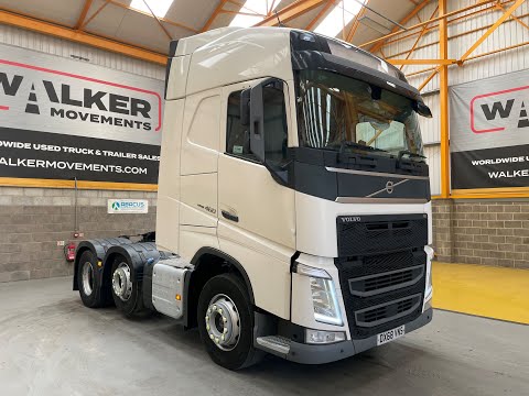 New In Stocklist For Sale: VOLVO FH 460 VERSION 4 GLOBETROTTER EURO 6 6X2 TRACTOR UNIT 2018 DX68 VNS