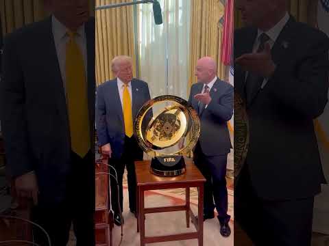 US Trump 2026 Fifa World Cup with Fifa President