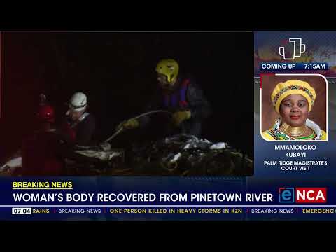 Woman's body recovered from Pinetown river