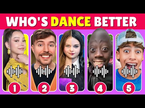 Who's Dance Better? | Wednesday Addams, M3gan, mrbeast, Salish matter, Bella porch...